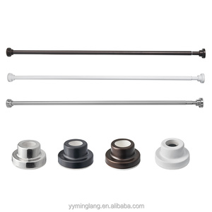 <span class=keywords><strong>Rideau</strong></span> <span class=keywords><strong>de</strong></span> douche rétractable moderne en acier inoxydable, personnalisable, sans perçage, vente en gros directe usine - Product Image 2
