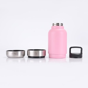 S-7848 Dog Water Bottle with Bowl 32oz Vacuum Insulated Stainless Steel Travel Pet Water Dispenser Insulated Dog Water Bottle - Product Image 4