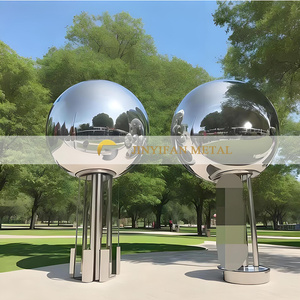 M60 Scultura Moderna in Acciaio Inox Lucidato per Esterni, Statua Astratta in Metallo per <span class=keywords><strong>Villa</strong></span>, Fornitore - Product Image 6