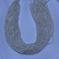 Collier de perles de riz naturelles cultivées en eau douce de qualité AAA, petites et minuscules, de 2,2,5 mm, blanc, pour la décoration des ongles - Vente flash
