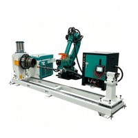 Machine de revêtement et de durcissement au laser CNC pour pales de turbines, tubes de chaudières, arbres de ventilateurs, anti-corrosion