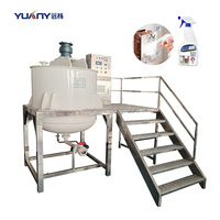 Mélangeur de liquide anticorrosion eau de javel faisant la Machine réservoir de mélange résistant à la Corrosion avec agitateur 500L 1000L