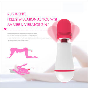 Chất Lượng Cao Y Tế Silicone AV Wand Giá Thấp Của Phụ Nữ Cầu Vồng Máy Rung <span class=keywords><strong>Massage</strong></span> Cơ Thể G Tại Chỗ Quan Hệ Tình Dục Đồ Chơi Mini Vibrator <span class=keywords><strong>Massage</strong></span> - Product Image 1