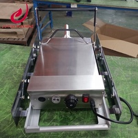 Machine à gaufres à hamburger automatique commerciale grille-pain à hot-dog grille-pain à hamburger faisant la machine