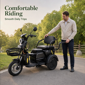 Tricycle électrique XK <span class=keywords><strong>Gepard</strong></span> XUANKU, nouveau, 600W, 48V, 21AH, scooter à trois roues, capacité de charge de 100 kg, vente en gros, export, tricycle motorisé pour adultes - Product Image 1