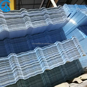 Carport วัสดุครอบตัดการเพาะปลูกฟาร์มยุ้งข้าวลามิเนตสัตว์เลี้ยงสอดคล้องเย็นธรรมดา <span class=keywords><strong>Upvc</strong></span> แผ่น<span class=keywords><strong>หลังคา</strong></span>สี - Product Image 3