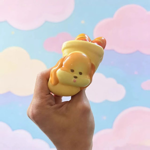 Juguetes de peluche de perro de pan para niños de 2 a 4 años, juguete unisex para aliviar el estrés - Product Image 2