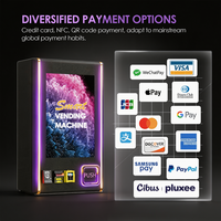 Máquina Expendedora de Cigarrillos con Diseño Compatible con ADA, WiFi, 4G LTE, SDK y Opciones de Pago con Tarjeta, Monedas, Billetes y Código QR para Tiendas de Conveniencia