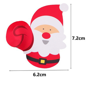 50 cartes décoratives en papier de Noël avec des pingouins et des bonhommes de neige, pour la fabrication de sucettes et de décorations de cadeaux, Nouvel An et Halloween - Product Image 5