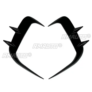 Aileron latéral de pare-chocs avant G60 noir brillant style M-Sport Air Blade Tuning pour BMW Série 5 G60 2024+ Accessoires auto - Product Image 5