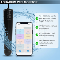 Moniteur de qualité de l'eau intelligent 7 en 1 avec Bluetooth, WIFI, test en ligne de PH, TDS, EC, ORP, SG, SEL, TEMP pour l'eau potable, les aquariums et les piscines