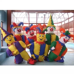 Costume da pagliaccio divertente da passeggio <span class=keywords><strong>gonfiabile</strong></span> per adulti <span class=keywords><strong>vestito</strong></span> per prestazioni di parata - Product Image 4