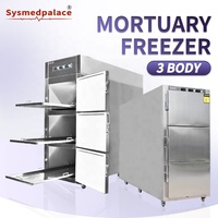 Réfrigérateur mortuaire Sysmedpalace pour hôpital et salon funéraire, congélateur pour 3 corps
