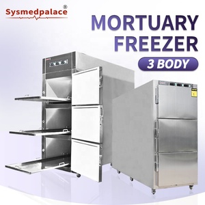 Réfrigérateur <span class=keywords><strong>mortuaire</strong></span> Sysmedpalace pour hôpital et salon funéraire, congélateur pour 3 corps - Product Image 1