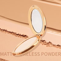 Palette de Maquillage Végane Mat Fond de Teint Poudre Compacte, Maquillage Marque Blanche, 7 Couleurs Couvrance