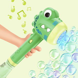 Mùa Hè Ngoài Trời Tự Động Bong Bóng Thanh Đồ Chơi Bong Bóng Xà Phòng Nước Blower Điện Ma Thuật Bong Bóng Cây Đũa Phép Với Ánh Sáng Và Âm Nhạc - Product Image 4