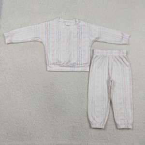 Conjuntos de Ropa Casual para Niñas de RTS Boutique, Estilo Coqueta con Lazos y Flores, Transpirables, de Algodón y Elastano, con Estampados, Nuevos Diseños, Jogger para Bebés - Product Image 2