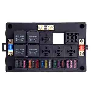 Heißer Verkauf Automotive Relais Multiway Freies Kombination Standard In-line-Auto Auto Blade Fuse Box Blöcke