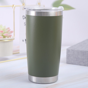 Bouteille d'eau droite isotherme en acier inoxydable à double paroi de 600 ml (20 oz) pour sublimation - Product Image 6