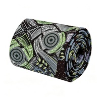 Kain Batik Lilin Berkilau Emas, Kain Pagne Afrika, Kain Capulana, Kain Loincloth, Kain Lilin Berkilau