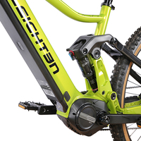 Vélo de montagne électrique en aluminium léger Bafang M560 avec moteur central, 29 pouces, suspension intégrale 180 mm, VTT de descente