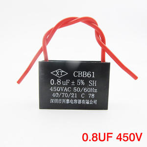 Condensateur de démarrage de ventilateur CBB61 1/1.2/1.5/1.8/2.5/3/4/6UF 450V 500V Pièces de ventilateur de plafond pour hotte aspirante - Product Image 5