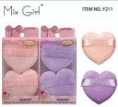 Juego de Esponjas de Baño en Forma de Corazón MxGind, en Caja de Regalo de Plástico, para Adultos, Estilo Lindo, Modelo 9211 - Product Image 3