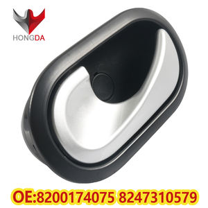 Poignée de porte 8200174075 8247310579 Applicable à Renault Clio Scénic Mégane <span class=keywords><strong>Dacia</strong></span> <span class=keywords><strong>Duster</strong></span> de 2002 à 2017 Poignée peinte en argent - Product Image 3