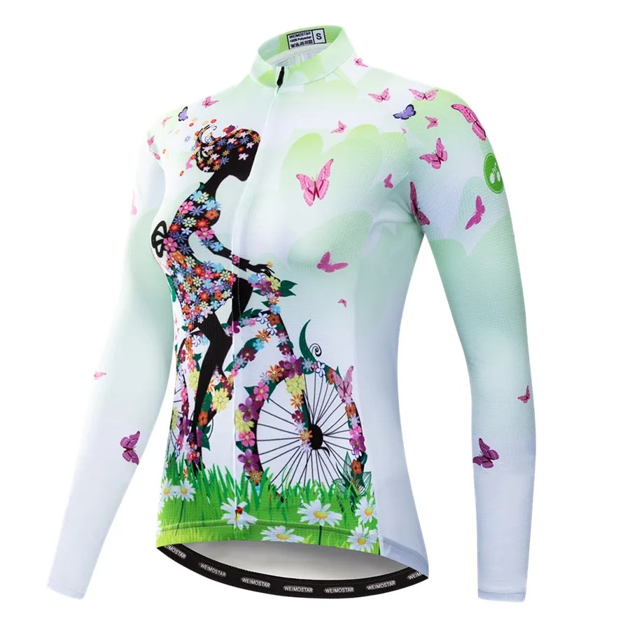 Kustom Musim Gugur Tim Pro Bersepeda Jaket Hijau Windproof Sepeda Sepeda Mantel Pakaian Lengan Panjang Bersepeda Kaus