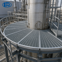 Système de grilles en acier modulaire personnalisé pour passerelles solaires, plateformes d'échafaudage, installation rapide, panneaux de sol métalliques