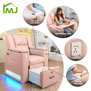 Station de Salon de Manucure Fauteuil Évier Spa pour les <span class=keywords><strong>Pieds</strong></span> sans Tuyaux Chaise de Pédicure de Luxe et Manucure - Product Image 5