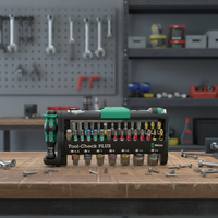 Wera Tool-Check PLUS – Kit de douilles et embouts 39 pièces tout-en-un avec cliquet et poignée de tournevis modulaire (OEM)