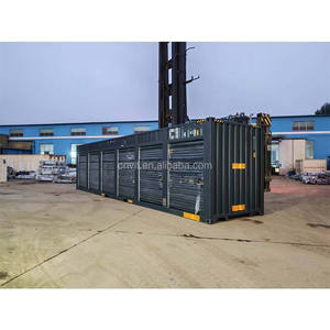 Unité de stockage de conteneurs d'expédition 40HQ personnalisée avec portes à volets roulants à 6 cylindres pour ferme et entrepôt - Product Image 1