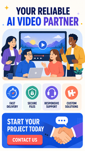 Production de vidéos courtes AI Pet Story, outsourcing de YouTube Shorts, clips virals, personnage <span class=keywords><strong>stable</strong></span> - Product Image 3