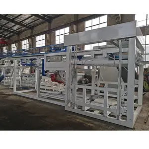 SHIYUE mesin susun blok bata otomatis mesin Cuber untuk mesin pembuat blok bata lini produksi