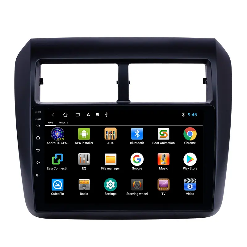 9 인치 자동차 멀티미디어 네비게이션 도요타-2019 안드로이드 10 시스템 쿼드 코어 자동차 라디오 GPS 네비게이션 라디오