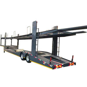 Semi-remorque porte-voitures de haute qualité à 2 essieux, petit camion de transport de voitures à 3 positions, provenant d'un fournisseur chinois - Product Image 3