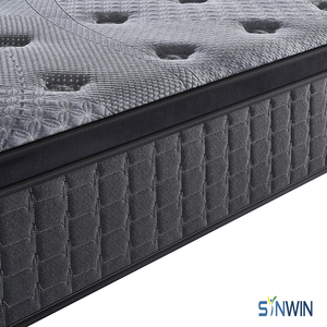 Matelas orthopédique <span class=keywords><strong>de</strong></span> luxe <span class=keywords><strong>de</strong></span> 30 cm avec ressorts ensachés à 5 zones, surmatelas Euro Top et mousse à mémoire <span class=keywords><strong>de</strong></span> forme pour un confort durable - Product Image 2