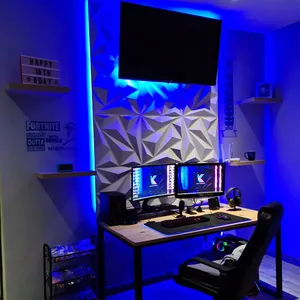 Game Room Wanddecoratie Eenvoudig Te Installeren 3d Wandpanelen Polen