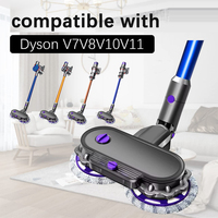 Accessoires pour aspirateur Dyson V7V8V10V11, tête de nettoyage humide pour la maison, pour l'aspiration et le nettoyage des sols, pour une utilisation en voiture, en camping-car, en garage ; serpillière électrique