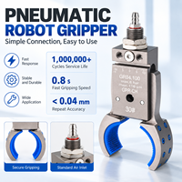 Pince de préhension pneumatique Wenjin pour préformes de bouteilles avec capteur magnétique, pour machines de moulage par injection et automatisation industrielle, modèle 6