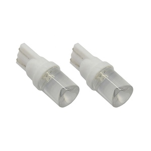 ออโต้ดรากอนส์ วอร์มไวท์ ไม่กระพริบ ป้องกันการสะท้อนแสง AC 6.3V 194 # ไฟ LED เลนส์เว้า 555 T10 สำหรับอะไหล่เครื่องพินบอล - Product Image 1