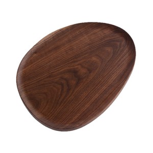 Black Walnut Serving <b>Trays</b> Various Sizes For <b>Tea</b> Coffee Snacks And Desserts Solid Color Wooden Platters - Product Image 5