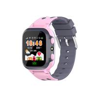 Reloj inteligente español para niños, pulsera con interfaz de navegación, seguimiento de ubicación, protector con SOS, portugués, GPS, linterna