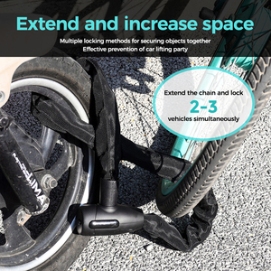 Hot Bán Tùy Chỉnh Cao An Ninh Chuỗi Khóa Chống Trộm Xe Đạp Dày Xe Máy Khóa Chuỗi Xe Đạp Khóa - Product Image 2