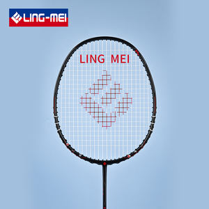 Raquette de <span class=keywords><strong>badminton</strong></span> en fibre de carbone de haute qualité avec cadre d'amphithéâtre et matériau PU Grip - Product Image 2