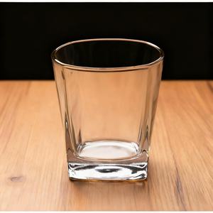 Gelas minum wiski kualitas tinggi gelas kaca bening cangkir minum tebal bagian bawah dipertebal minum persegi <span class=keywords><strong>Shot</strong></span> gelas Logo cetak - Product Image 3