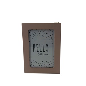 Double support décoratif en bois à LED pour enfants, cadre <span class=keywords><strong>Photo</strong></span>, personnalisé, moderne - Product Image 2