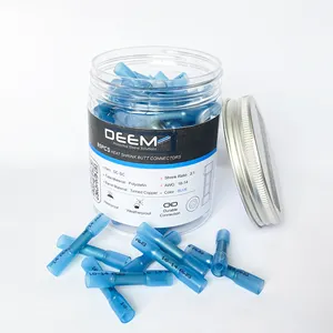 DEEM 85PCS auto electrical heat shrink butt connector terminal for cars wire connection