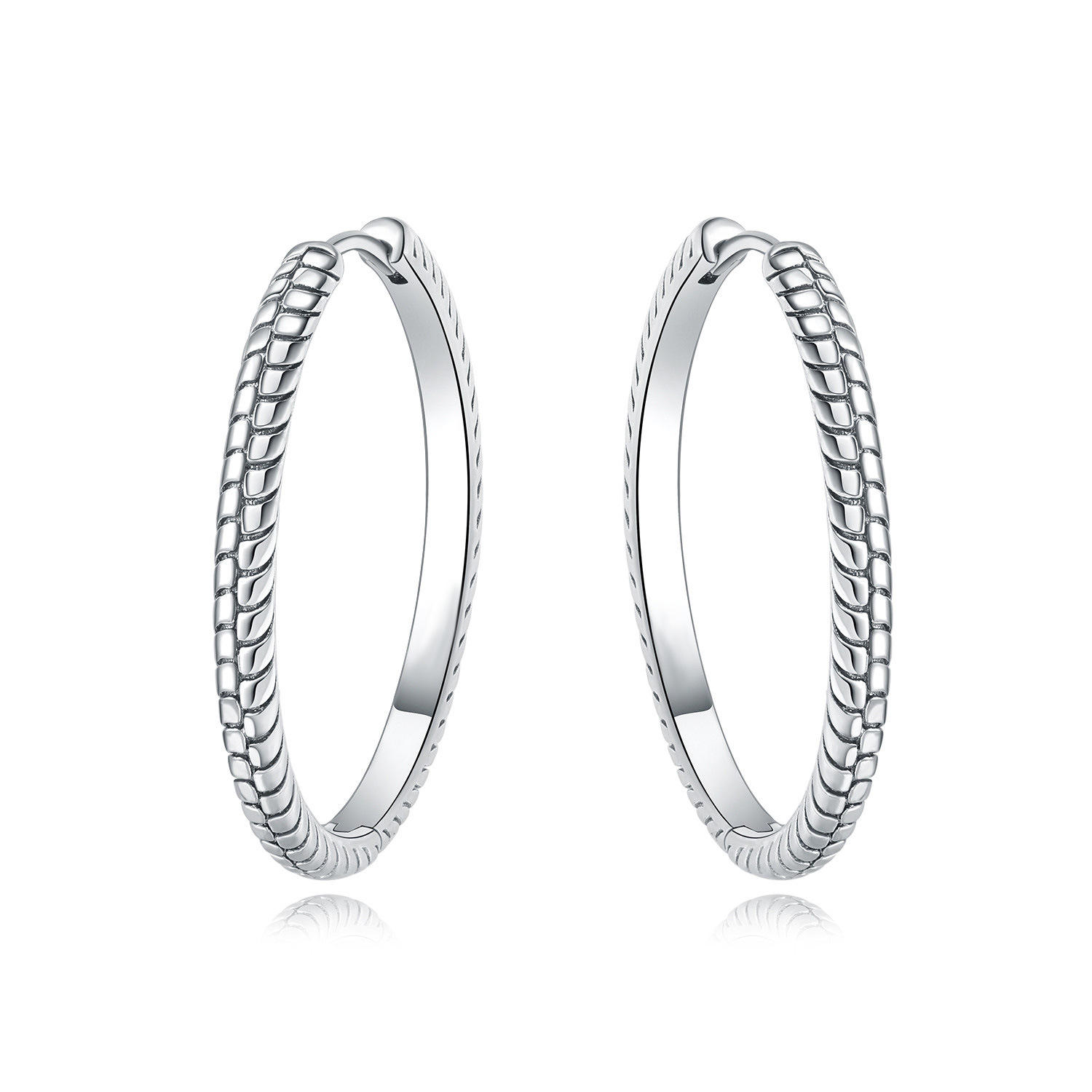 Snake-print earrings 4001-30